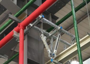 郎溪该抗震支架的整体式支吊架结构协调性好